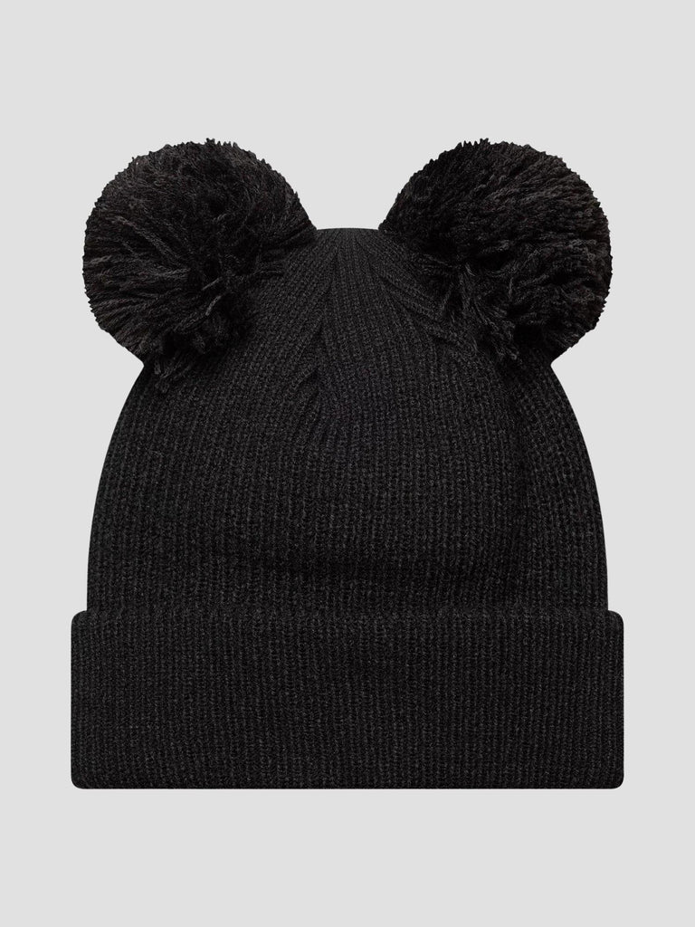 DOUBLE POM BEANIE 60691354 BLACK NEW ERA 