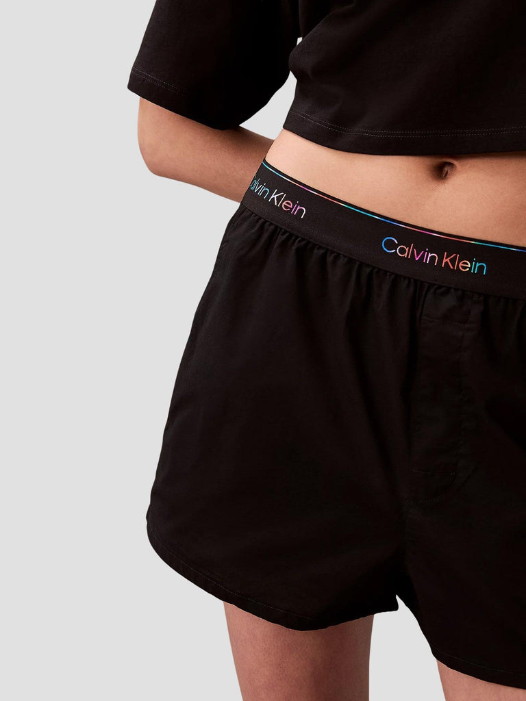 LOGO POPLIN PRIDE SHORT QS7471 UB1 CALVIN KLEIN 