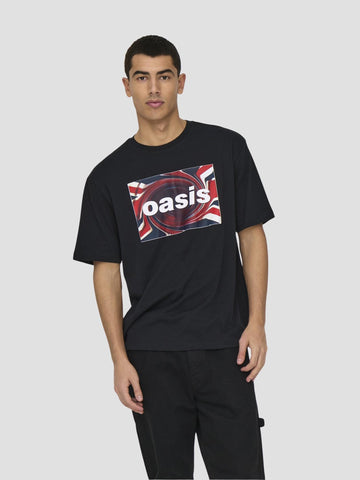 ONSOASIS SS RLX TEE 22035157 BLACK ONLY&SONS 
