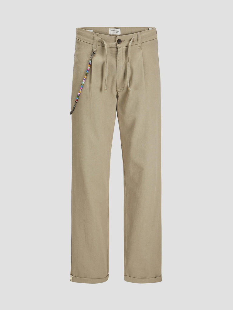 JPSTKARL MILO PLEATED CHINO 12273664 CROCKERY 32 JACK&JONES 