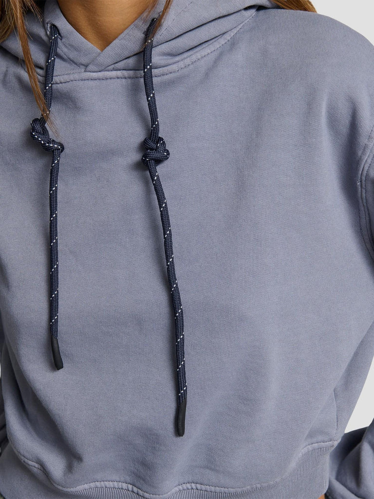 FELPA CON CAPPUCCIO KAROL INDIGO WASHED SUITE BENEDICT 