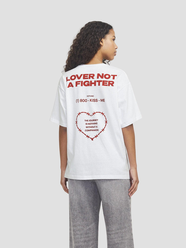 JXVALENTINE LOOSE SS TEE JRS 12275280 BRIGHT WHITE JJXX 