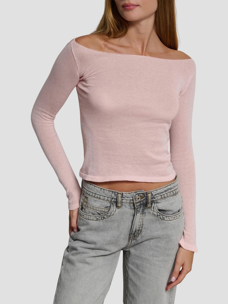 MAGLIA SCOLLO BARCA PUELLA PINK SUITE BENEDICT 
