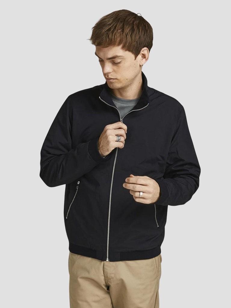 JJERUSH HARRINGTON BOMBER NOOS 12204277 BLACK JACK&JONES 