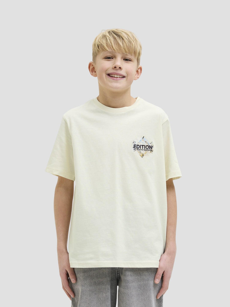 JCODYNAMIC DUST TEE SS CREW NECK JNR 12274677 SWEET CORN JACK&JONES 