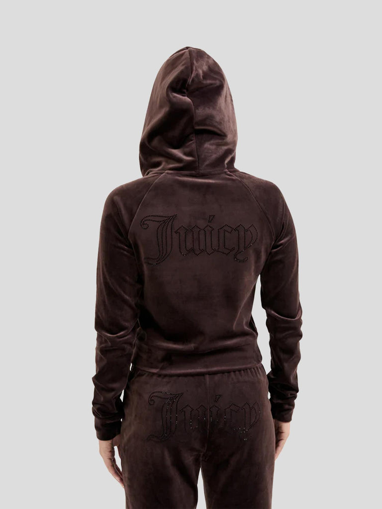 MADISON OUTLINE HOODIE POLYESTER VIJH70698WPF JB7 JUICY COUTURE 