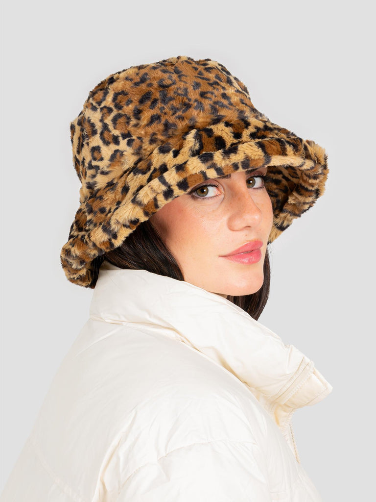 BUCKET ANIMAL CAP008 LEO BEIGE GROOVE 
