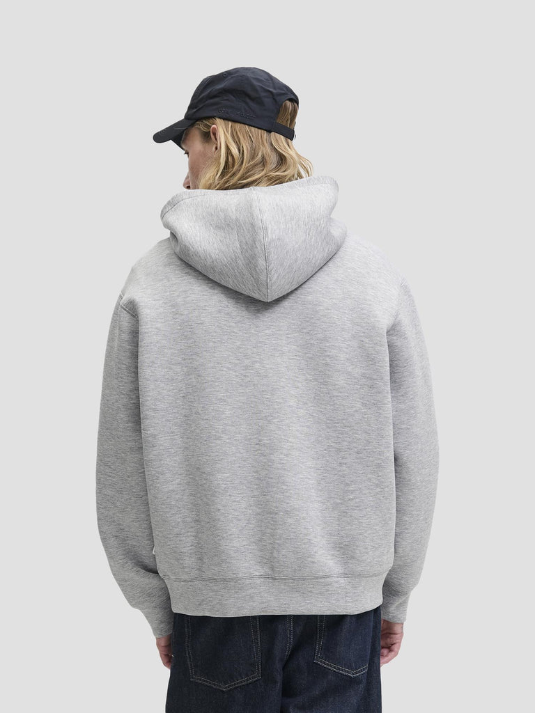 JCOCOVER SCUBA SWEAT ZIP HOOD SN 12282972 LIGHT GREY MELANGE JACK&JONES 