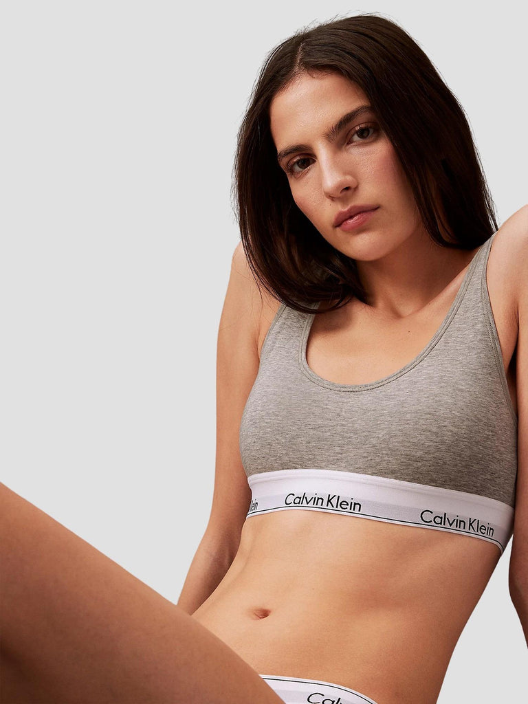 LIGHTLY LINED BRALETTE QF7586E P7A CALVIN KLEIN 