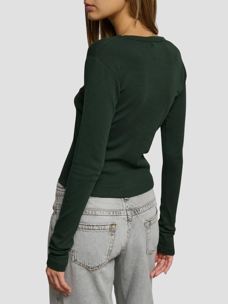 T-SHIRT MANICA LUNGA STAMPATA GRILLINO-NOIA DK GREEN SUITE BENEDICT 