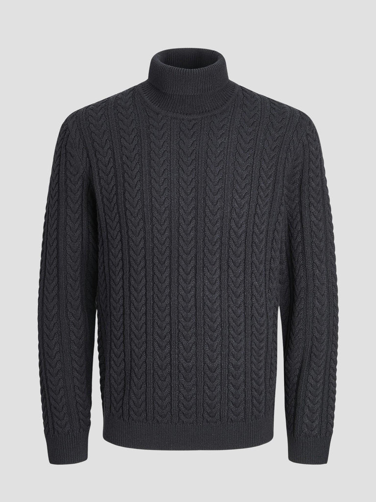 JPRBLUSEAN KNIT CABLE ROLL NECK 12283489 DARK NAVY JACK&JONES 