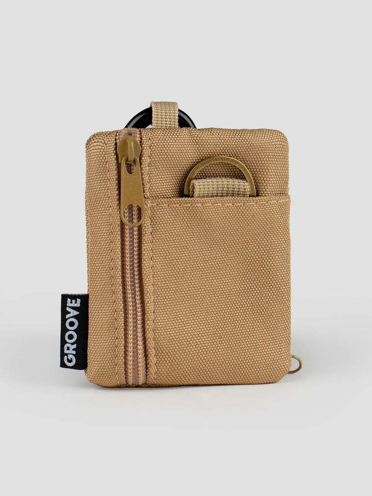 PORTAMONETE CON MOSCHETTONE GRO7022 KAKI GROOVE 