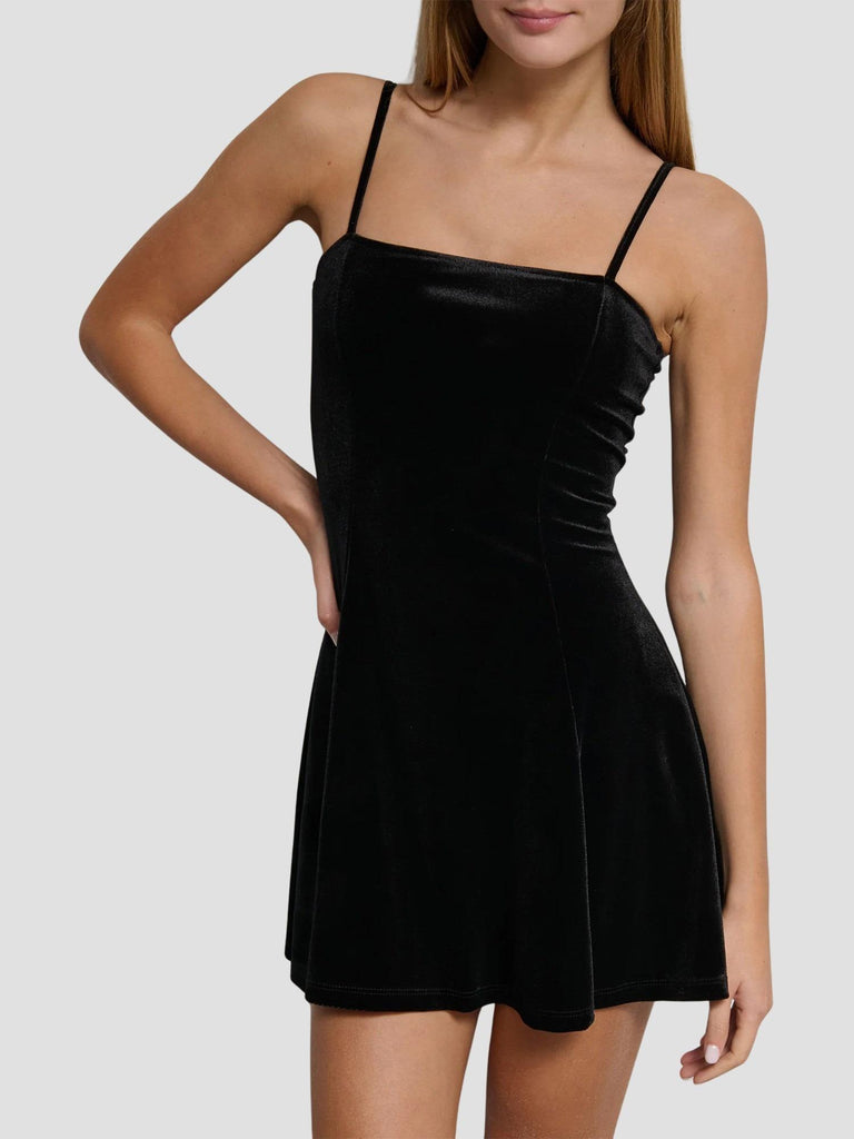 ABITO IN TESSUTO CON GONNA SVASATA VIG NERO SUITE BENEDICT 