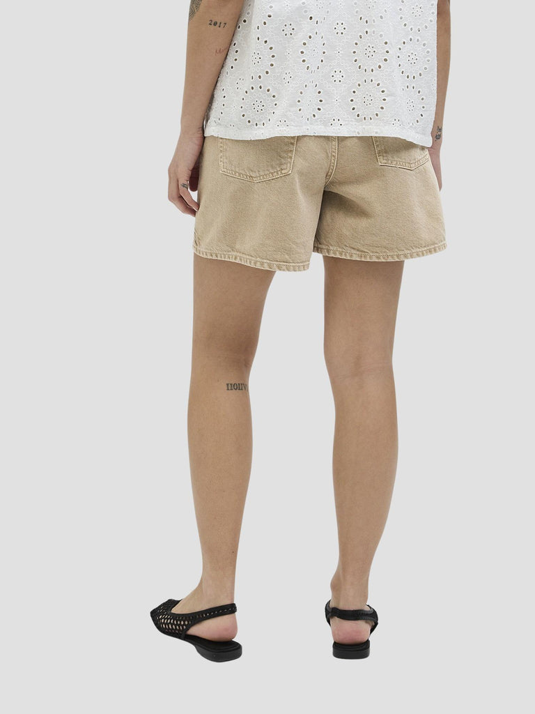 JXLAURA SHORT MW COLOR DENIM SHORTS DNM 12275486 DESERT DUST JJXX 