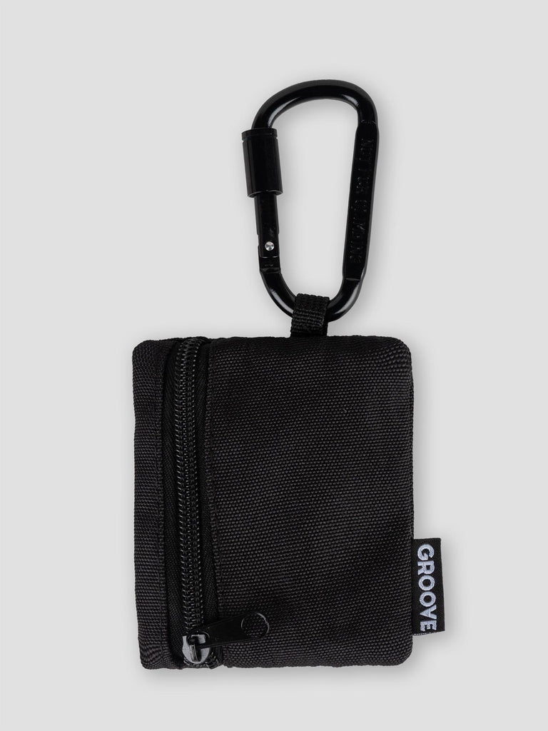PORTAMONETE CON MOSCHETTONE GRO7022 BLACK GROOVE 