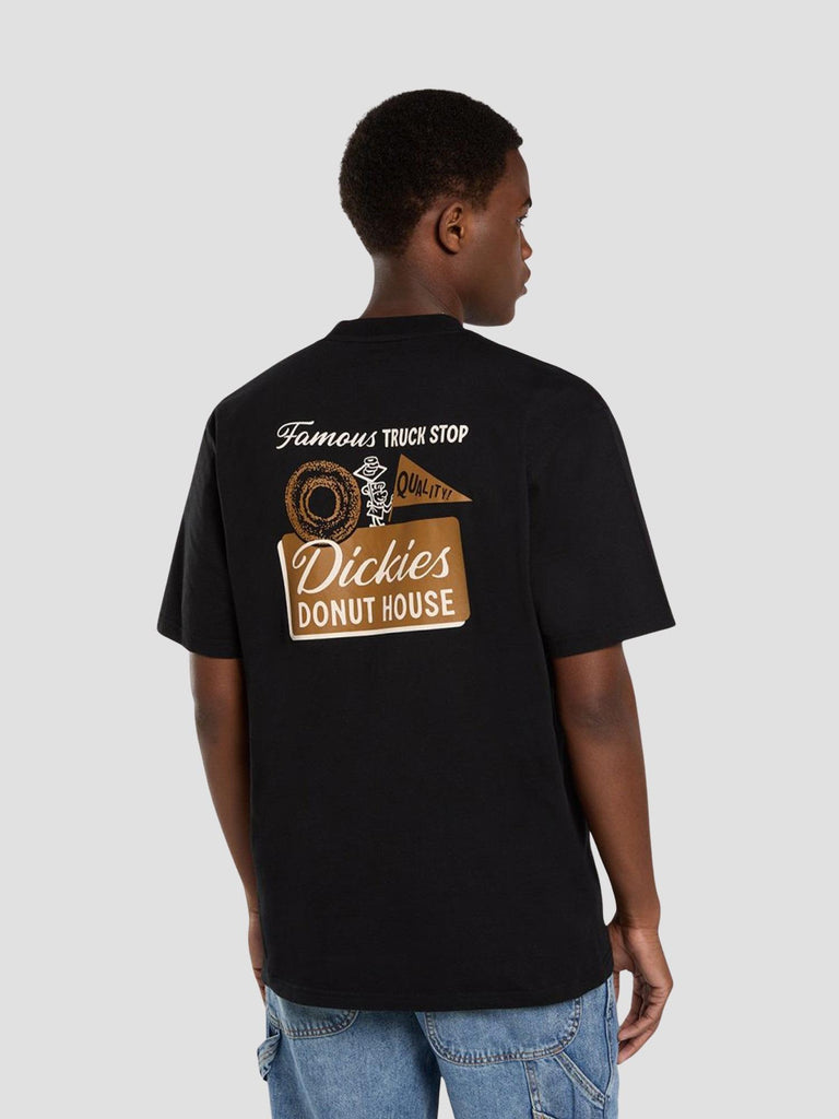 DONUT HOUSE TEE SS 87QN BLK1 DICKIES 