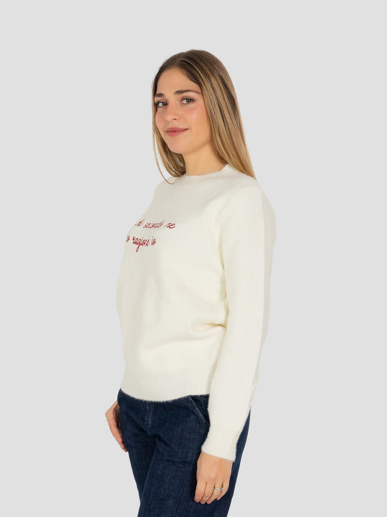 ANCHE SECONDO ME HO RAGIONE IO KNIT024W PANNA GROOVE 