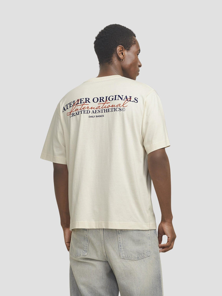 JORISLINGTON TYPE TEE SS CREW NECK 12273640 ANTIQUE WHITE JACK&JONES 