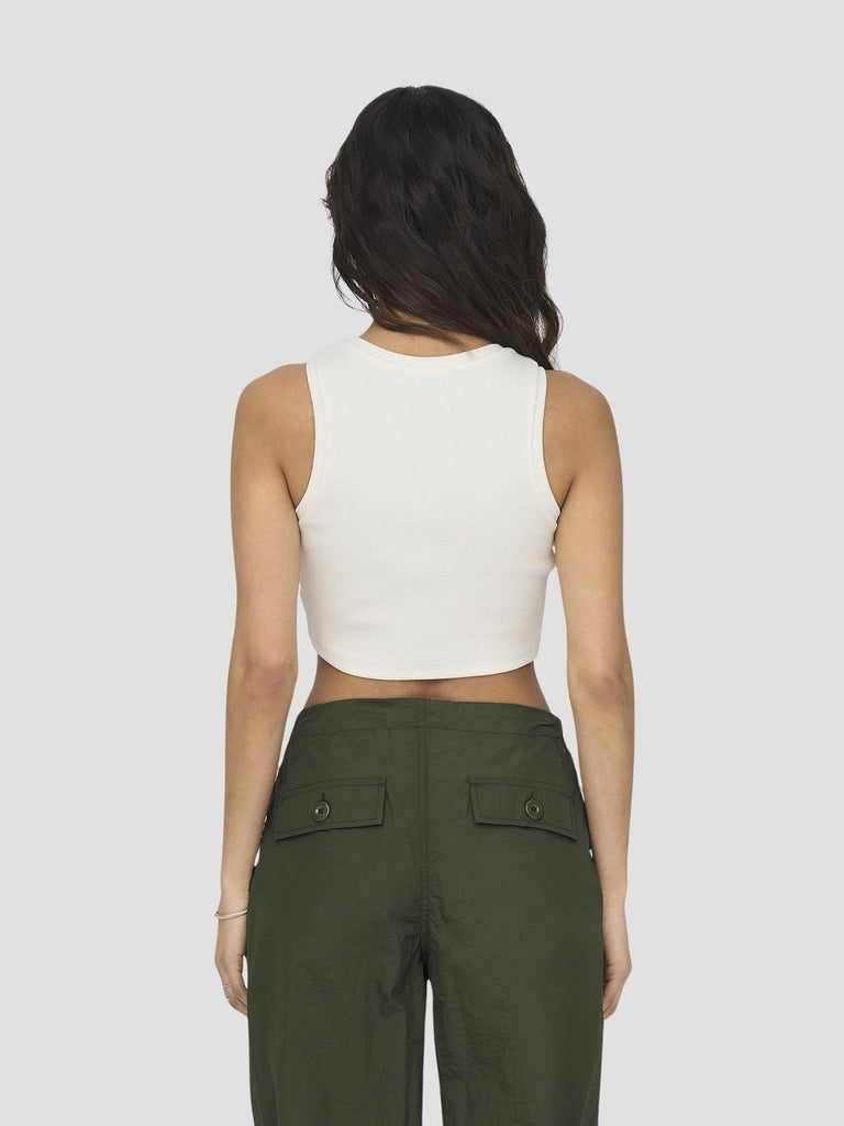 ONLVILMA S/L CROPPED TANK TOP JRS NOOS 15282771 CLOUD DANCER ONLY 