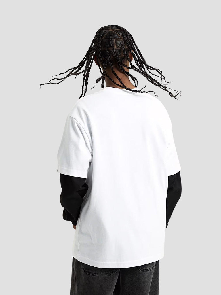 LEFT CHEST II LOOSE SS VN000P1P WHT1 VANS 