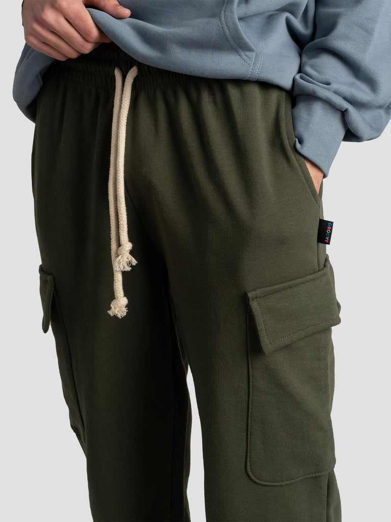 GROOVE PANTALONE TUTA CARGO BARL425 MILITARE GROOVE 