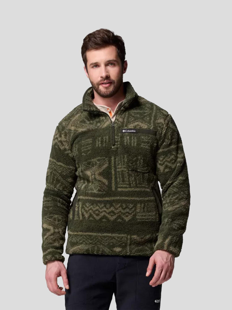 RUGGED RIDGE HIGH PILE HALF ZIP 2135471 366 COLUMBIA 
