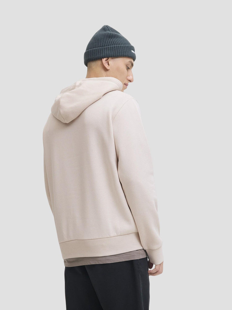 JJYUKI FRONT SWEAT HOOD 12287229 MOONBEAM JACK&JONES 