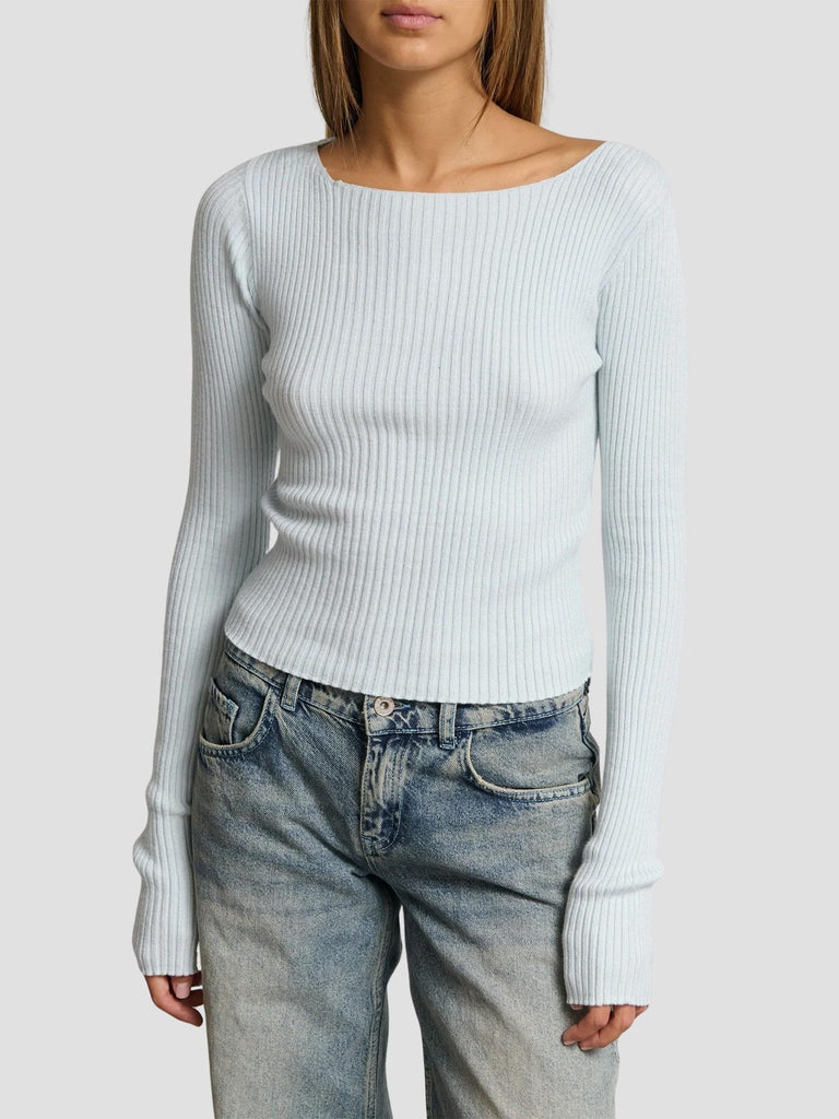 MAGLIA MANICA LUNGA A COSTINE PANCHINA-NEW252 SKY SUITE BENEDICT 