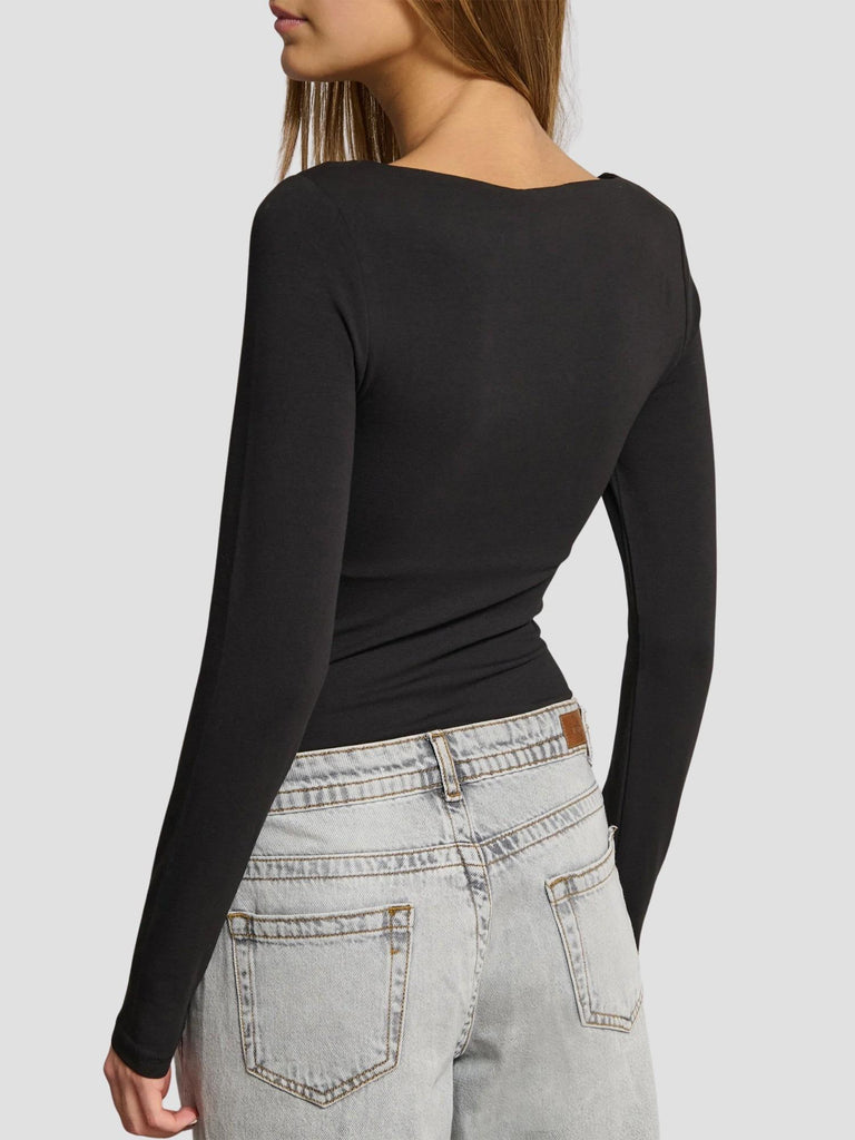 BODY BASIC MANICA LUNGA BONNY BLACK SUITE BENEDICT 