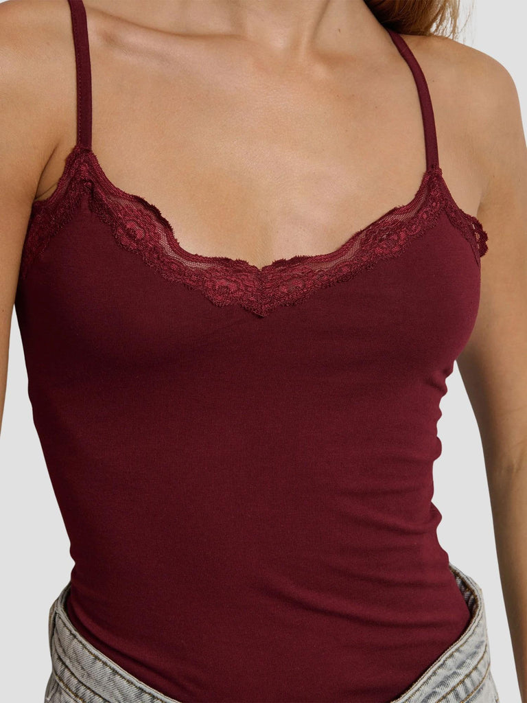 BODY CON PIZZO BETULLA BORDEAUX SUITE BENEDICT 