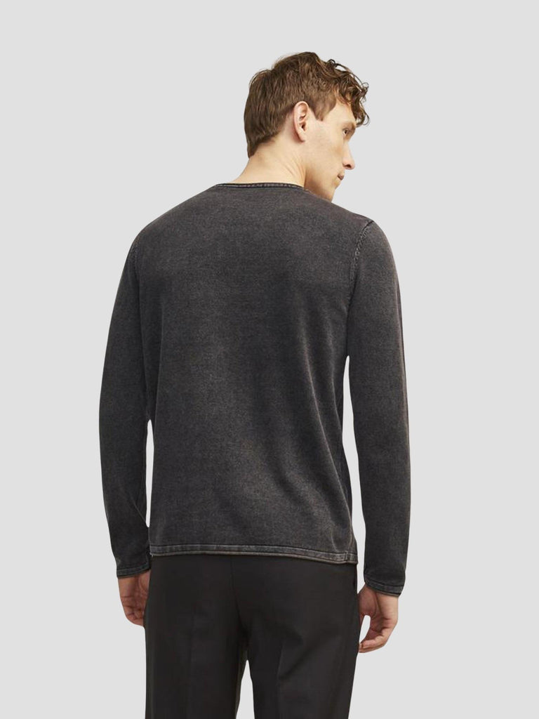 JJELEO KNIT CREW NECK NOOS 12174001 CAVIAR JACK&JONES 