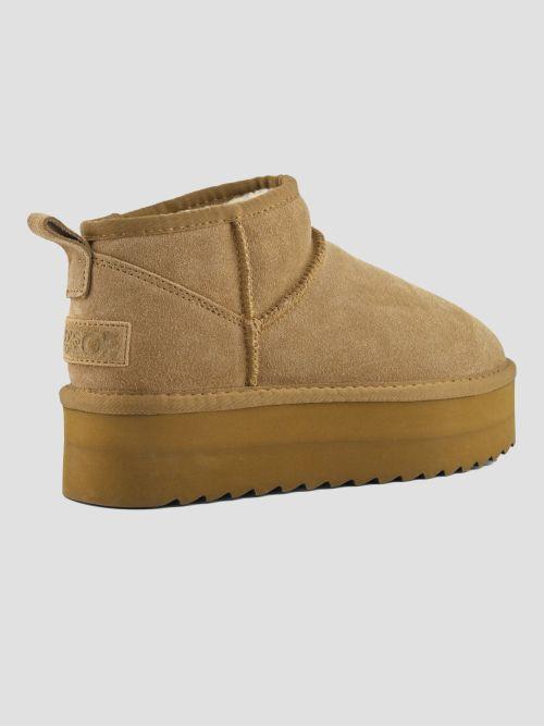 PLATFORM BOOT SUEDE YWPLA01 TAN COLORS OF CALIFORNIA 