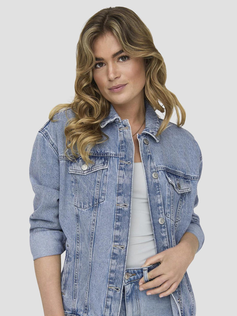 ONLOCEAN L/S OVERSIZE JKT DNM NOOS 15290378 LIGHT BLUE DENIM ONLY 