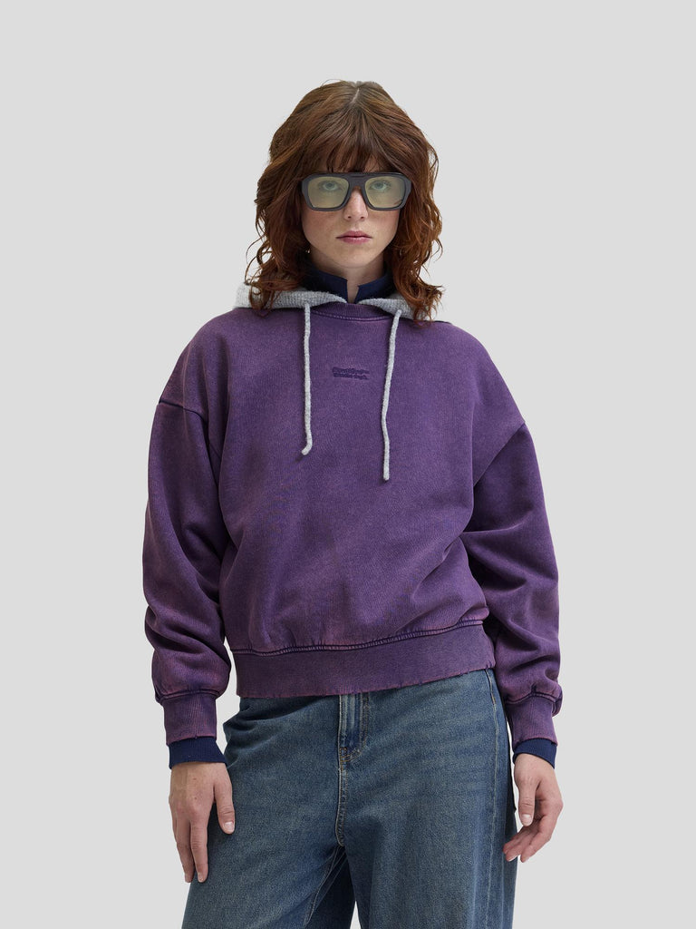 JXLIPPA LOOSE LS WASH CREW SWT 12286268 PETUNIA JJXX 